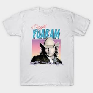 Dwight Yoakam / 80s Styled Retro Design T-Shirt